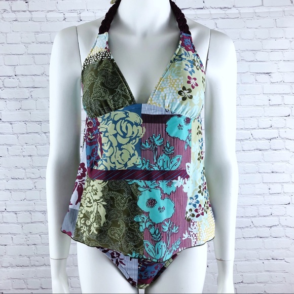 Lucky Brand Other - Lucky Brand Halter Tankini Two Piece Swimwear